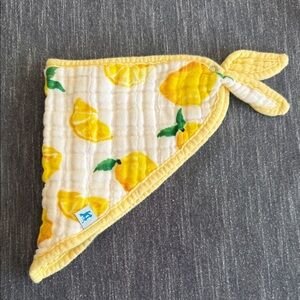Little Unicorn Lemon Patterned Bandana Bib
